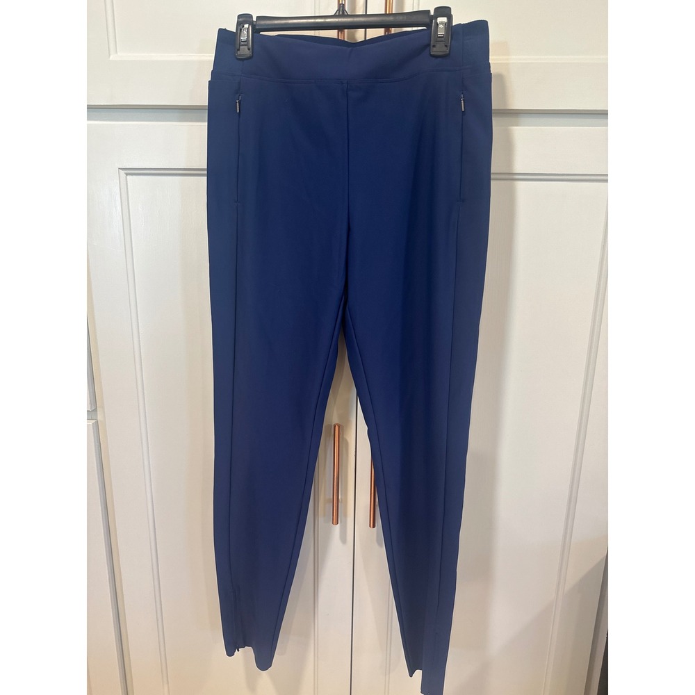Athleta Womens Royal Blue stellar legging tight athletic 12 Tall Athleisure